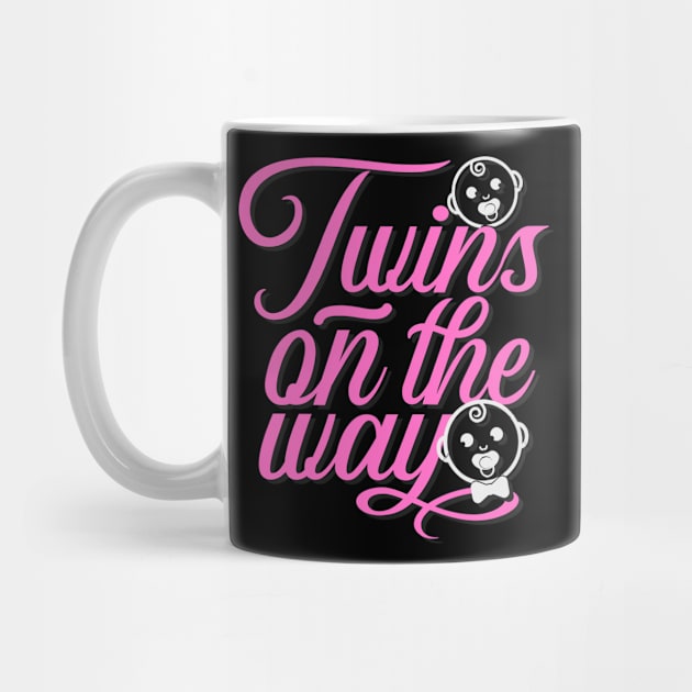 Baby Twins Pregnancy Announcement Quotes Gift by Foxxy Merch